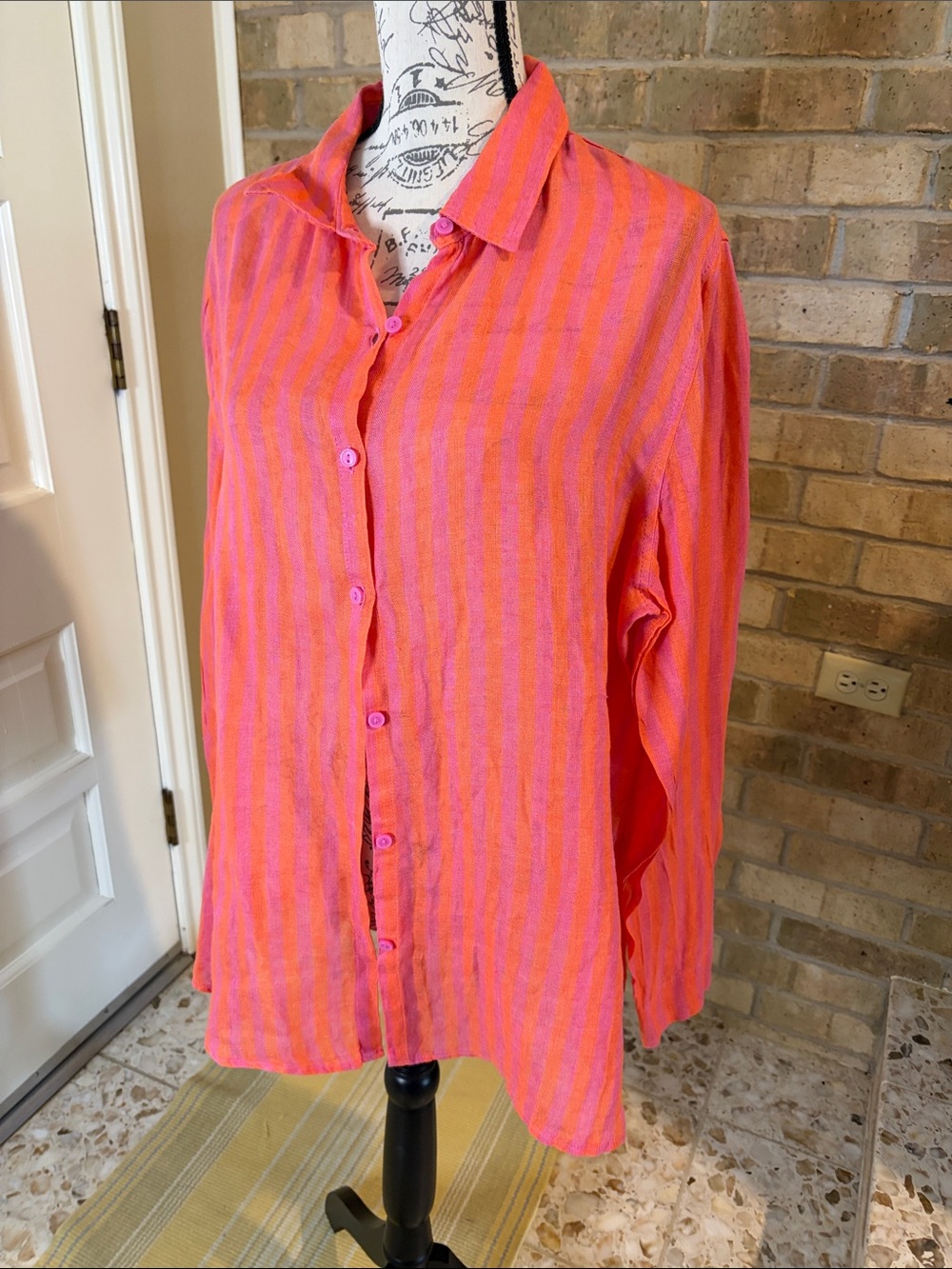 Nicole Miller Linen Shirt